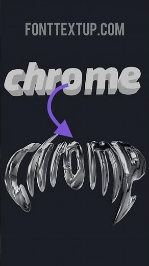 Chrome Text Effect: 3D, Warped & Dynamic in Minutes