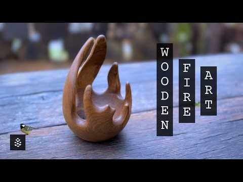 Excited or Nervous? - Can I Carve Flames from a Single Piece of Walnut