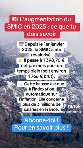 Augmentation du SMIC en 2025 : Ce que tu dois savoir
