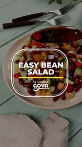 57K views · 643 reactions | This Easy Bean Salad will feed you quick and right as you all dive headlong into the week. Make this and other amazing summer salads with our high-quality GOYA® Beans. Find other no-cook recipes in our salad compilation below. Summer Salads: https://www.goya.com/en/recipes/creations/no-cook-summer-salads?utm_source=facebook&utm_medium=facebook-social&utm_campaign=Q2&utm_content=nocooksummersalads | Goya Foods | Facebook