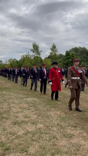 107K views · 3.8K reactions | NATIONAL MEMORIAL ARBORETUM 23 July 2022 - Regimental Memorial Day Event The day started with the PRA’s AGM after which all PRA members and standard bearers formed up to march down to the Parachute Regiment’s memorial for the service and wreath laying. The afternoon concluded with the Red Devils Parachute Display Team and a Hurricane from the Battle of Britain Memorial Flight. | The Parachute Regimental Association - Regimental Headquarters | Facebook