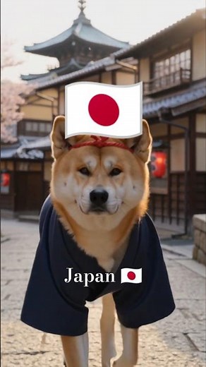 🇯🇵 Akita in Traditional Haori at Fushimi Inari Shrine — Kyoto, Japan