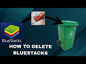 how to delete BlueStacks on pc or in laptop permanently and completely