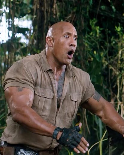 #movie #film JUMANJI: Welcome to the Jungle - Motorcycle Chase & Skills Unleashed! 🏍️💥