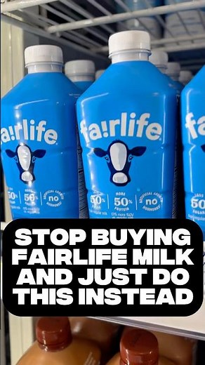 🛑 Stop Buying Fairlife Milk And Just Do THIS Instead 👀