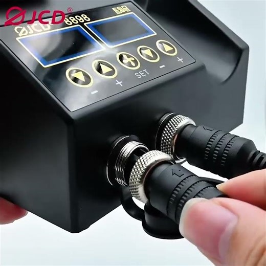 750W SMD Rework Soldering Station 2 in 1 Soldering Iron Hot Air Welding