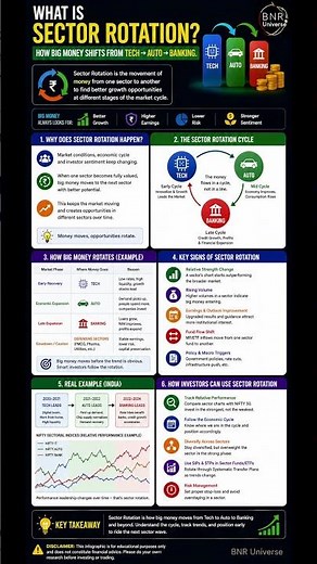 What Is Sector Rotation? 📈 How Smart Money Moves Between Sectors to Maximize Profits