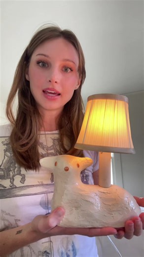 I will have 8 lamps for sale on my website (in bio) tomorrow 1/16 @ 1pm!!! Most of them are lambs but there’s one apple lamp 🍏 🕯️