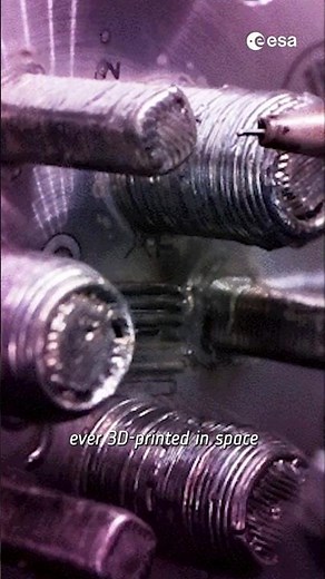 What does metal made in space look like up close? 🤘
