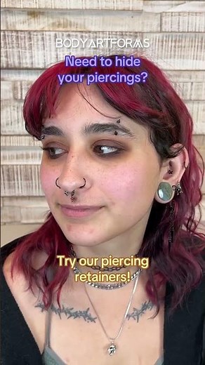 Piercing Retainer to Hide your Piercings