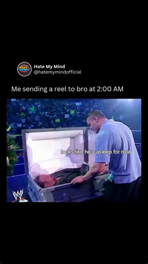 Hate My Mind | Memes on Instagram: "Tag him 😂 World Wrestling Entertainment, commonly known as WWE, is one of the most recognizable professional wrestling organizations worldwide, combining athletic competition with dramatic storytelling. Founded in 1953 and based in Stamford, Connecticut, the company evolved from a regional promotion into a global entertainment brand. Its weekly television programs such as Raw and SmackDown showcase larger than life characters, heated rivalries, and scripted s
