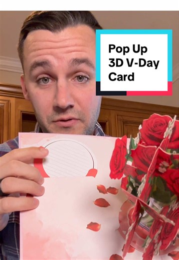 Unique 3D Valentine's Day Card for Your Loved One