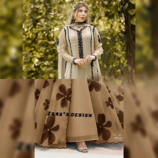 #fancy #beauty#long #frock #design #ideas #lace #and #embroidery #classy #trending #youtube #shorts