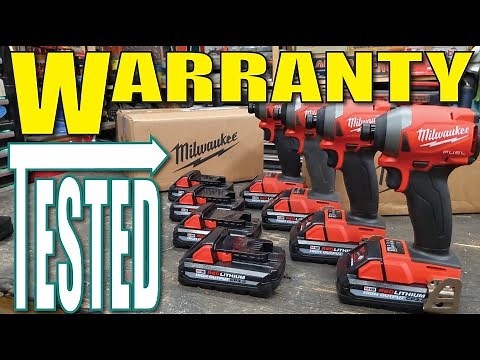 Milwaukee Tool Warranty ANY GOOD without a receipt ??? How to Warranty Return