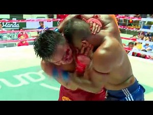 CRAZY LETHWEI HEADBUTTS !!! Thway Thit Aung Vs Yan Naing Aung