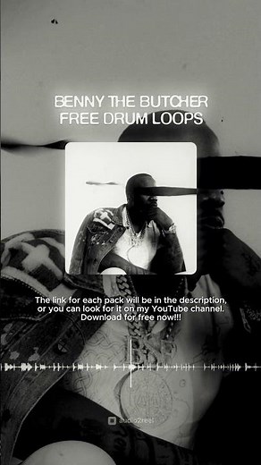 FREE Benny The Butcher Type Drum Loops | Raw Boom Bap Drums #shorts