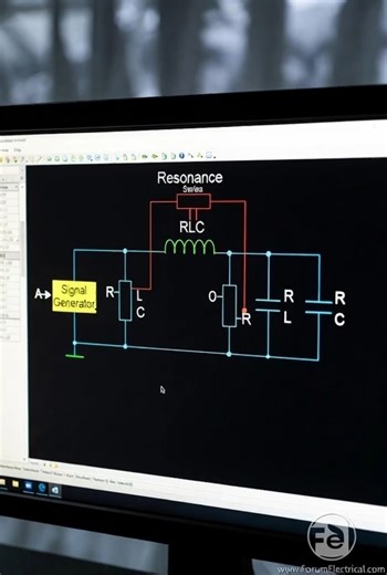 ForumElectrical on Instagram: "RLC Resonance Circuit Simulator 🔗 https://forumelectrical.com/rlc-resonance-circuit-simulator/ Topic: RLC Circuit – Explore Resistance, Inductance & Capacitance with Real-Time Simulation 🔬📘 Understanding resonance in RLC circuits is essential for every electrical and electronics engineer. This interactive simulator helps you visualize and analyze circuit behavior instead of just memorizing formulas. Whether you're a student, educator, or working professional, th