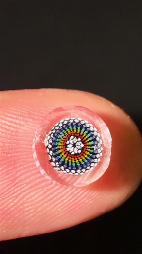 Hours into the process of making an implosion milli, and sometimes this is all I get 😅 ##glassblowing##processvideo##dotart