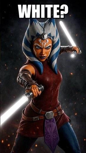 Why Are Ahsoka's Lightsabers WHITE?