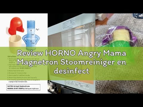 Review HORNO Angry Mama Magnetron Stoomreiniger en desinfecteert met azijn en water voor keukens (gr