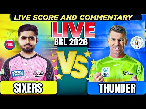 Sydney Sixers vs Sydney Thunder, 37th T20 Live Score & Commentary SYS vs SYT 37th T20 BBL