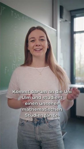 Mathe studieren an der Uni Ulm #university