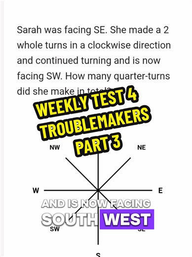 Weekly Test 4: Geometry Angles for Troublemakers