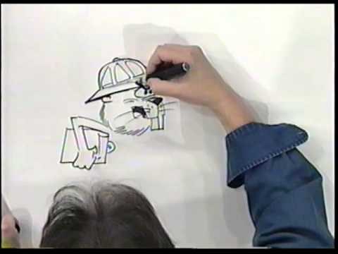 Bruce Blitz shows you how to draw a Cartoon Beaver