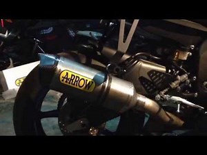 Yamaha R6 ARROW full sytem titanium with carbon end cap