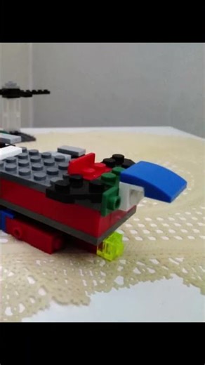 Cargo Plane & Radio Tower Model Part 2 #lego #shorts #airplane