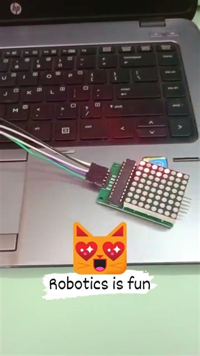 #robotics #ledmatrix #leddisplay #arduino #project