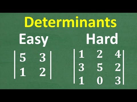 Matrix Determinants Made Easy (2×2 vs 3×3) – GET BETTER AT ALGEBRA!