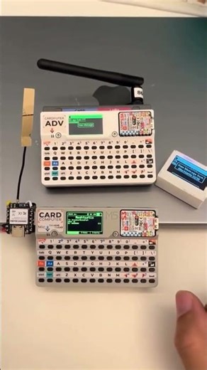 Yes, its possible on the old CardPuter send text Message to CarfPuter ADV