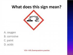 VCA VOL examquestions signs practise 4 in English