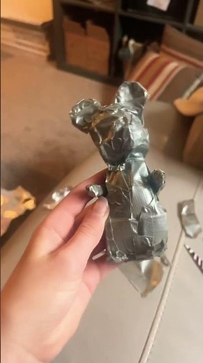 making a paper mouse!!!😛 #fypyoutube #art #papercraft #mouse #craft #fun #papermache #diy