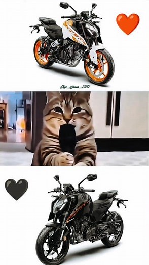 Ktm Duke 250 Black colour 🖤 & Duke 250 Gen 3 ❤️ #duke250 #duke #rider #duke390 #motorcycle