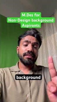 Mdes for non-designs - IIT Mdes
