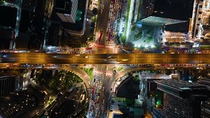 Aerial Timelapse Busy Intersection Bangkok Thailand Stock Footage Video (100% Royalty-free) 3883528131 | Shutterstock