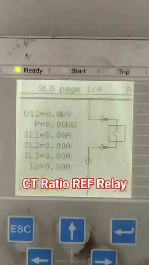 How to set up CT ratio in REF615 Relay #ref615 #switchgear #electrician #electronics | Electrical Engineering Question & Solution & Learning