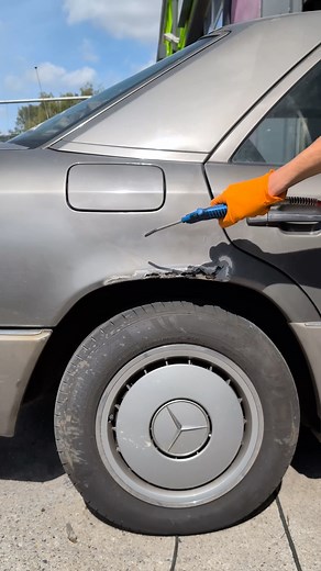 1.4M views · 4.4K reactions | Sandblasting will help against the rust #mechanic #repair #mercedesbenz #w124 #classiccar #rust #diy #250d | Marius RBE | Facebook