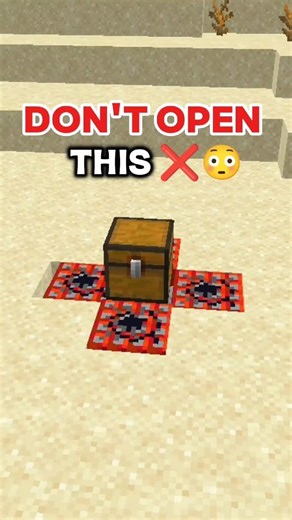 Don’t Open This Chest in Minecraft 😳💣#shorts #minecraft #gaming #gamingshorts #short #viral