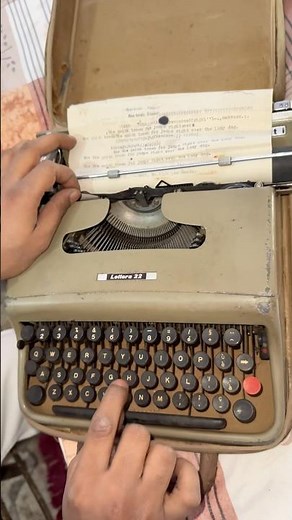 110 Year Old Writing Machine - The Ancient Technology Will Shock You 😳 #ytshorts #shorts