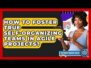 How To Foster True Self-Organizing Teams In Agile Projects? - The Project Manager Toolkit