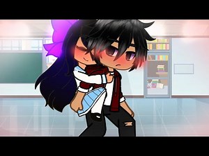 ||Take your girlfriend meme|| 《❤Aphmau x Aaron💜》{Aphmau Phoenix Drop High school AU}