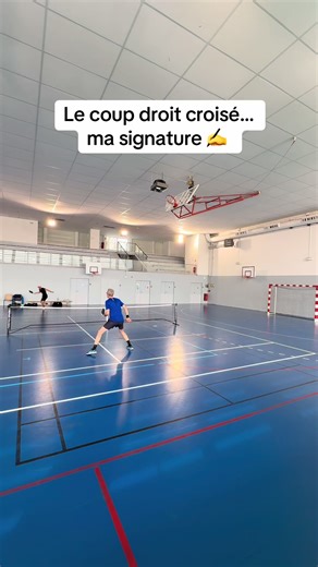 Le coup droit croisé… ma signature ✍️ #pickleball #pickleballtiktok #raquette #tennis #padel