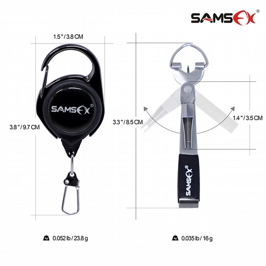 SAMSFX Quick Knot Tying Tool Fly Fishing Clippers Tie Fast Nail Knot Tyer Kit Drop Shipping