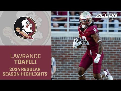 Lawrance Toafili 2024 Regular Season Highlights | Florida State Running Back