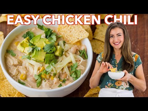 Easy White Chicken Chili (Stovetop Recipe)