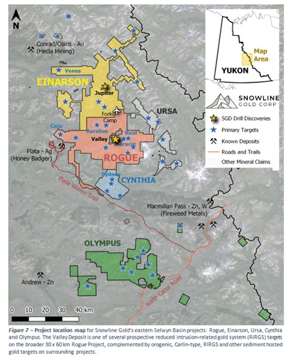 Snowline Gold Announces Initial Mineral Resource at its Valley Gold Deposit