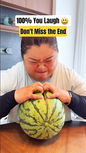 Epic Split Fail! 🍉😆 #shorts #funny #unexpected